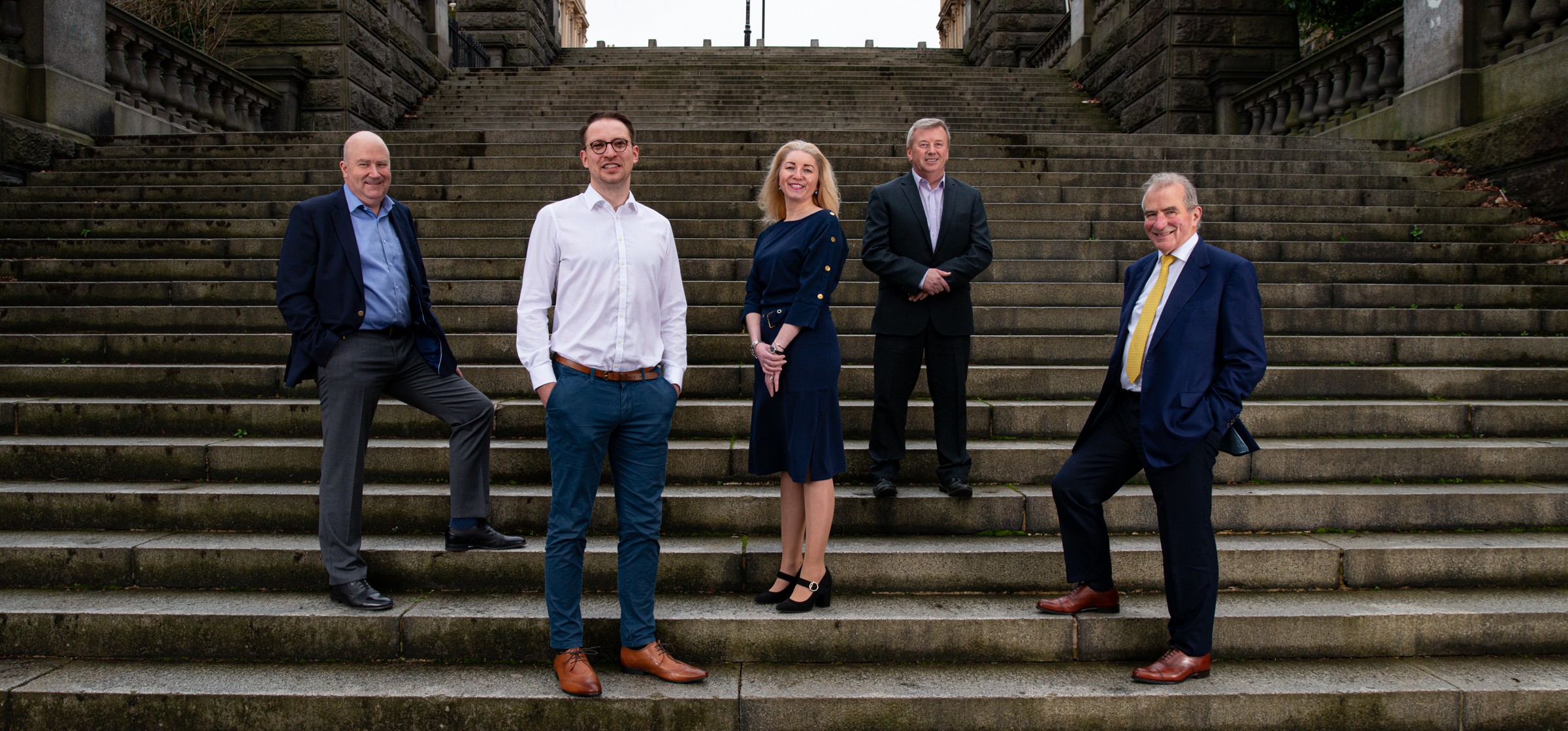 management shot Ken and Alastair Russell, founders of Russell and Russell Chartered Accountants and Business Advisers